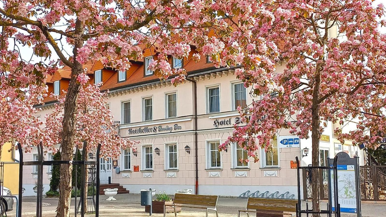 Hotel Schlossblick Trebsen Exterior foto